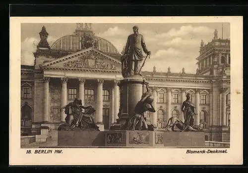 AK Berlin, Bismarck-Denkmal