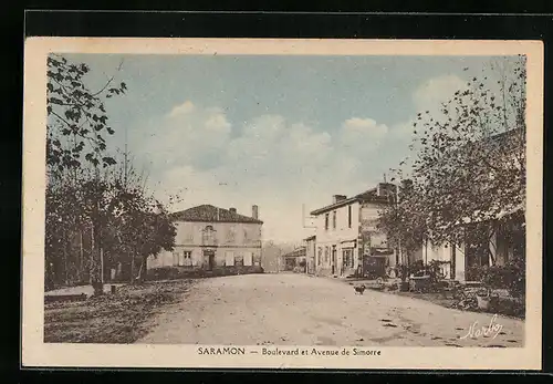 AK Saramon, Boulevard et Avenue de Simorre