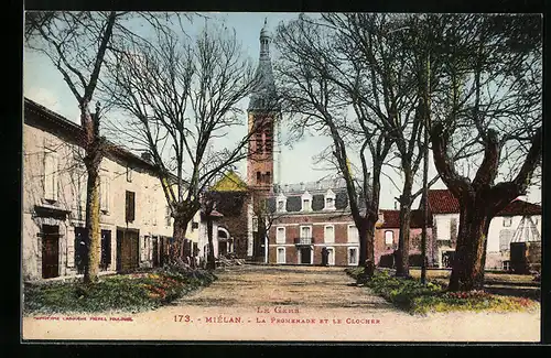 AK Mielan, la Promenade et le Clocher