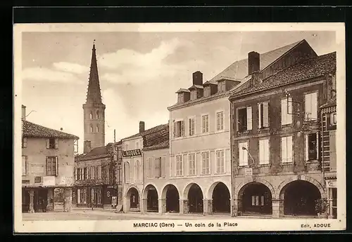 AK Marciac, Un coin de la Place