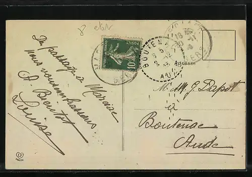 AK Marciac, La Place et les deux Clochers