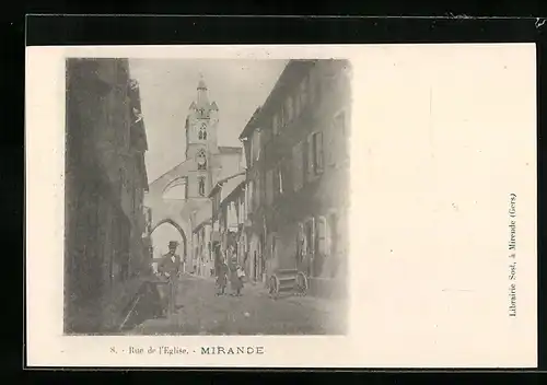 AK Mirande, Rue de l`Eglise