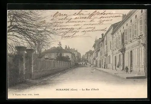 AK Mirande, La Rue d`Auch