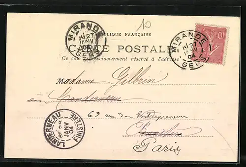 AK Mirande, La Rue d`Auch