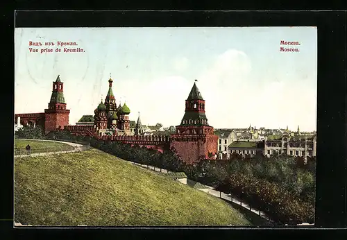 AK Moscou, Vue prise de Kremlin