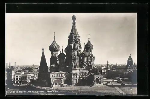 AK Moscou, Cathedrale de Vassili Blajenoi