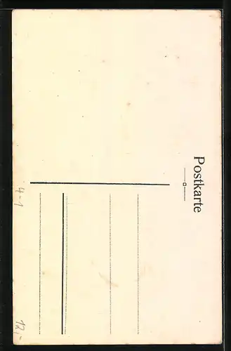 AK Vermögensabgabe Nein, Hand mit Karten Die Folgen, Arbeiterbewegung