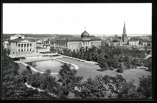 AK Posen, Stadttheater, Königliche Ansiedelungskommission und Paulikirche
