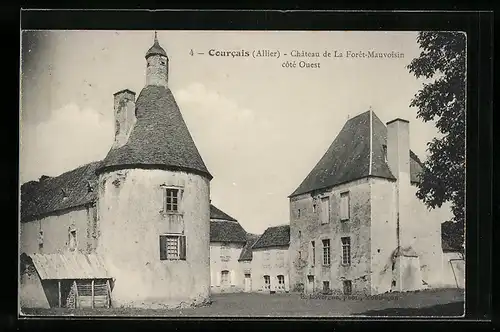 AK Courcais, Château de la Forêt-Mauvoisin, Côté Ouest