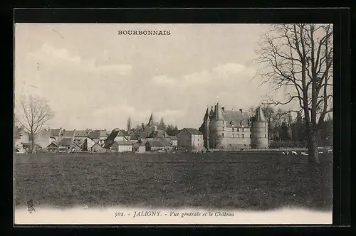 AK Jaligny, Vue générale et le Château