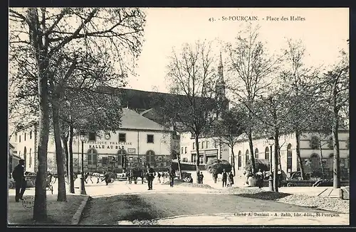 AK St-Porcain, Place des Halles, Halle au Ble