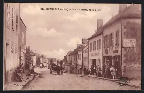 AK Branssat, Rue du centre, de la poste
