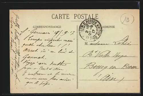 AK St-Germain-des-Fosses, Grande-Rue