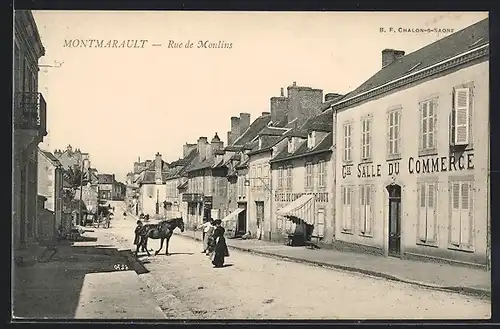 AK Montmarault, Rue de Moulins
