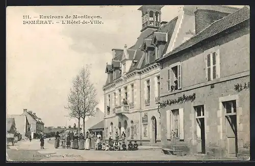 AK Domérat, L`Hotel-de-Ville