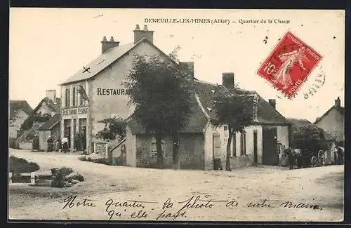 AK Deneuille-les-Mines, Quartier de la Chaux