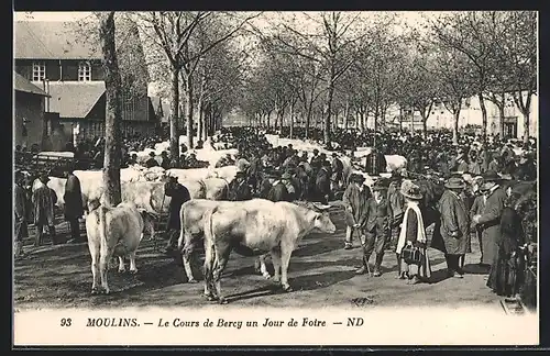 AK Moulins, Le Cours de Belgique, Un jour de Foire