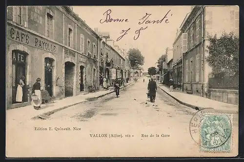 AK Vallon, Rue de la Gare