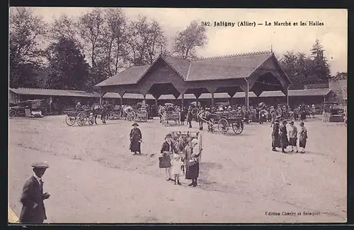 AK Jaligny, Le Marché et les Halles