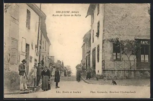 AK Couleuvre, Route de Corne de Rollin