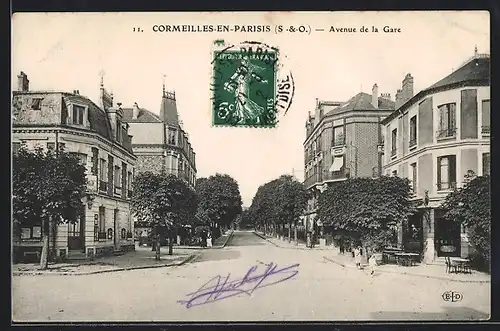 AK Cormeilles-en-Parisis, Avenue de la Gare