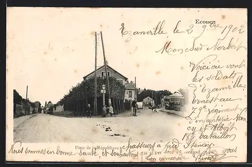 AK Ecouen, Place de la République