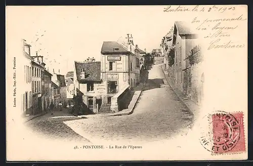 AK Pontoise, La Rue de l`Eperon