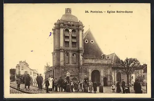 AK Pontoise, Eglise Notre-Dame