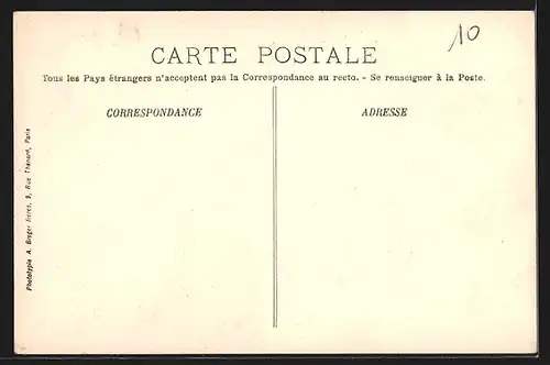 AK Presles, Rue de Paris et Bureau de Poste