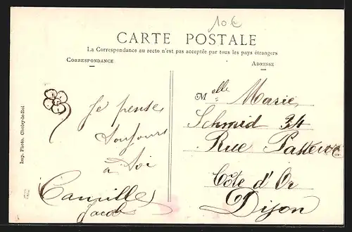 AK Herblay, Le Chateau pris de l`Eglise