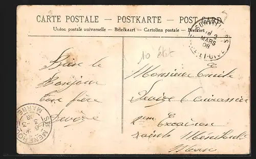 AK Survilliers, Rue de la Gare