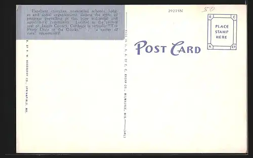 AK Carthage, MO, United States Post Office