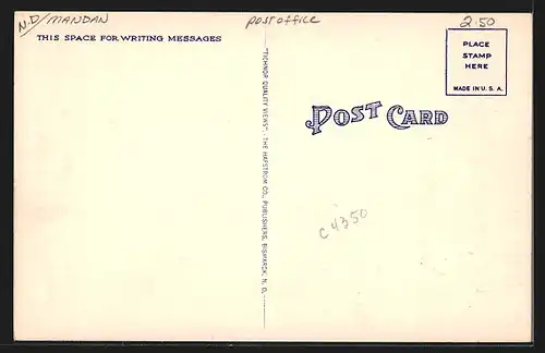 AK Mandan, ND, United States Post Office