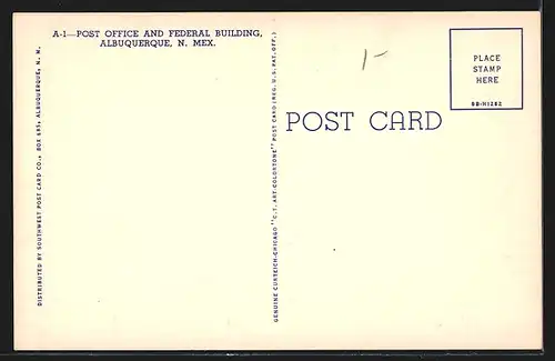 AK Albuquerque, NM, Post Office and Federal Building