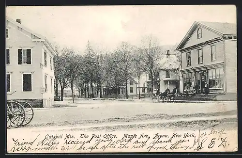 AK Arena /Catskill Mts., NY, The Post Office, Maple Avenue