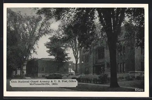 AK McConnellsville, OH, Ohio National Guard Armory & US Post Office