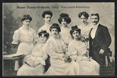 AK Wiener Damen-Orchester, Dir. Frau Louise Rosenkranz