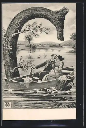 AK Bootspartie am Buchstaben C