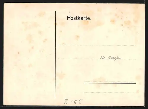 AK Arnold Ottmarss im Matrosenanzug beim Handstand