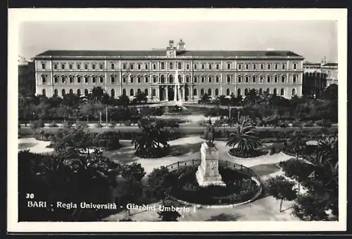 AK Bari, Regia Università, Giardini Umberto I.