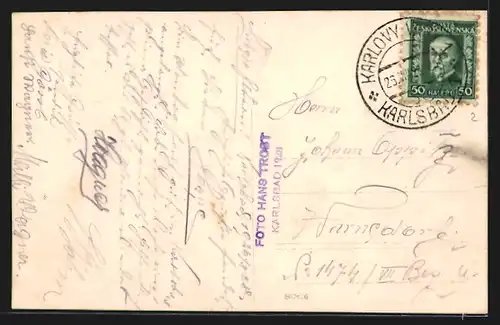 AK Karlsbad, Cafe Freundschaftssaal