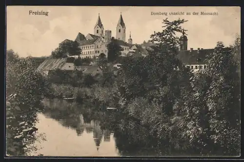 AK Freising, Domberg, Ansicht an der Moosach