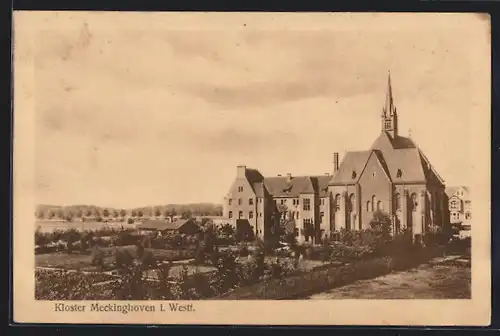 AK Meckinghoven i. W., Kloster mit Umgebung