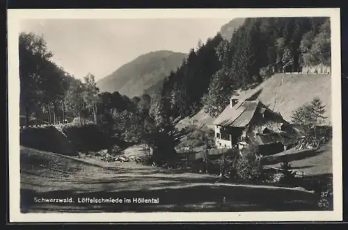 AK Bruderhalde, Löffelschmiede im Höllental