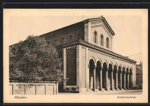 AK München, Bonifaziuskirche
