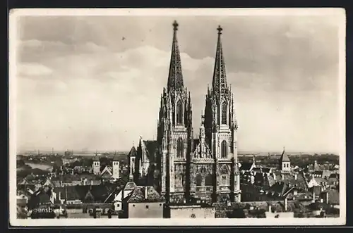 AK Regensburg, Blick auf den Dom