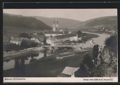 AK Pielenhofen, Kloster Pielenhofen mit Brücke