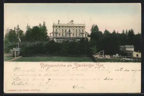 AK Starnberg, Hotel Rottmannshöhe am Starnberger See