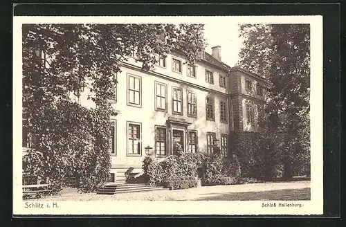 AK Schlitz i.H., Schloss Hallenburg