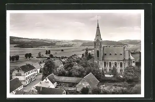 AK Weilerbach / Pf., Blick auf die Protest. Kirche